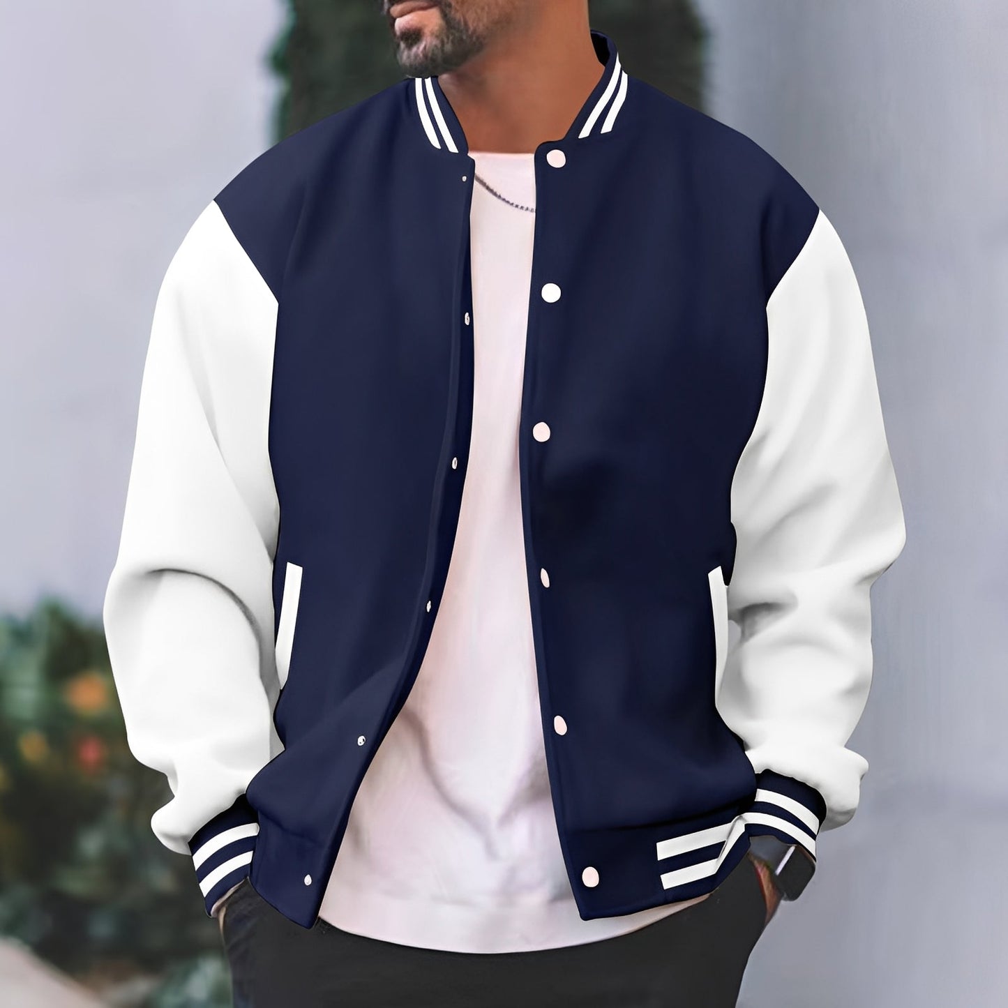 Greg - Men's stylish, loose-fit bomber jacket