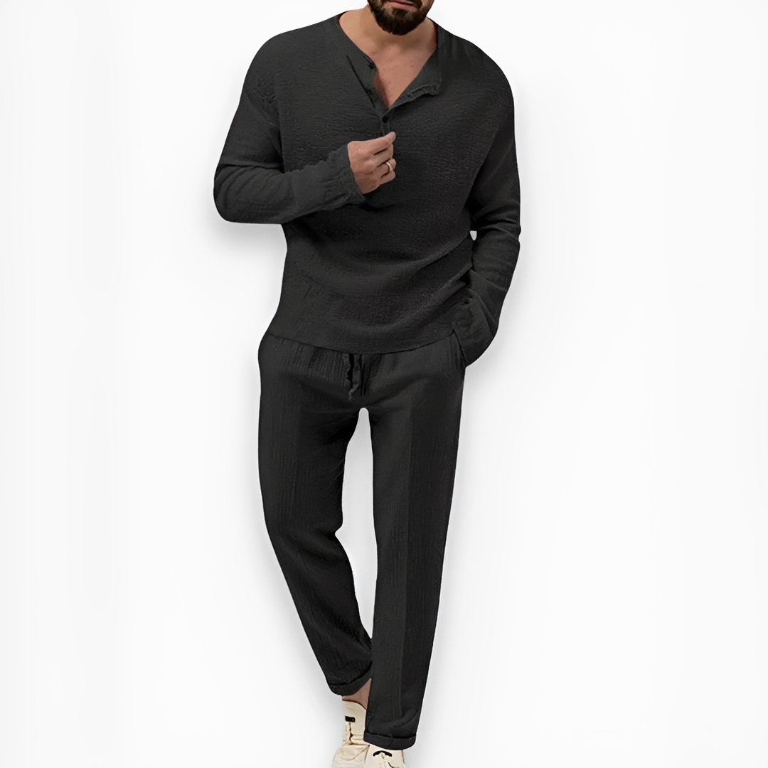 Eduard - Men's summer pants and top set