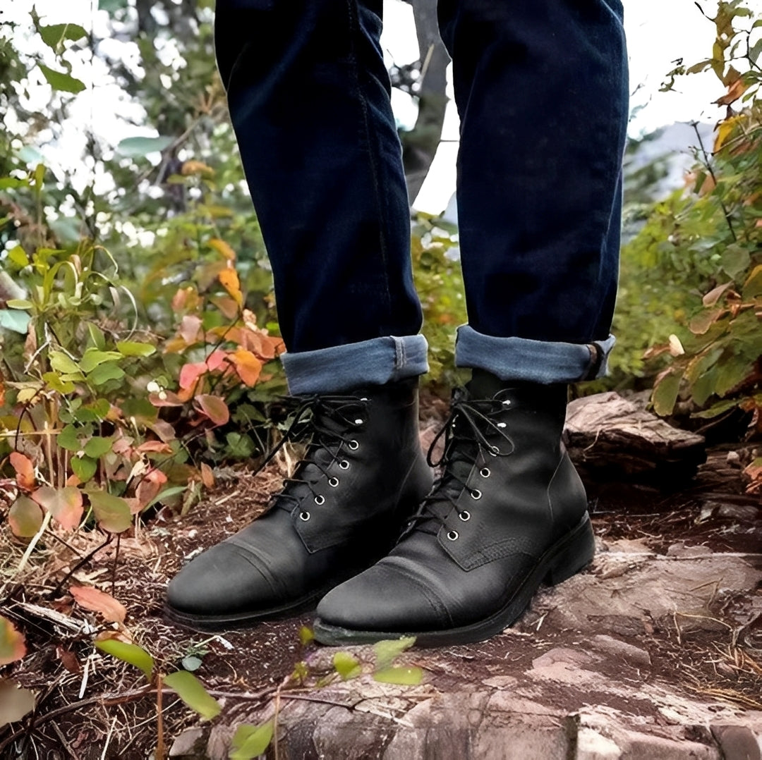 Hanzo - Traditional men's lace-up boots