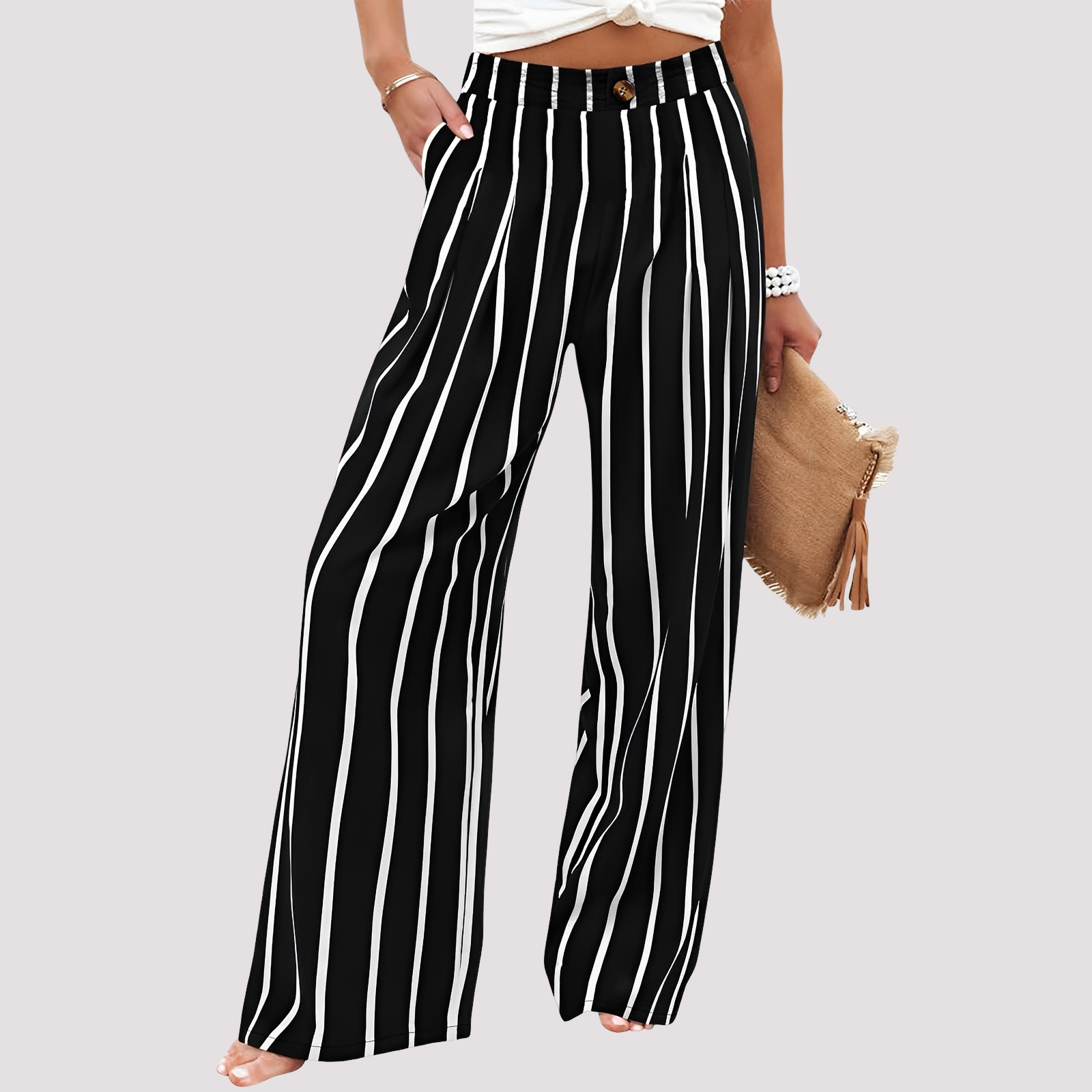 Helen - Women's casual wide-leg pants