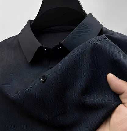 Zack - Men's casual patterned polo shirt