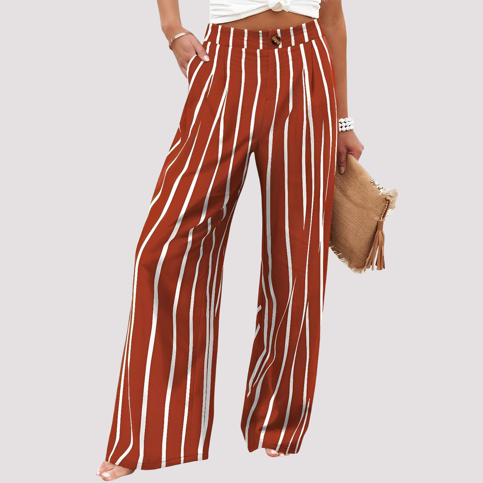Helen - Women's casual wide-leg pants