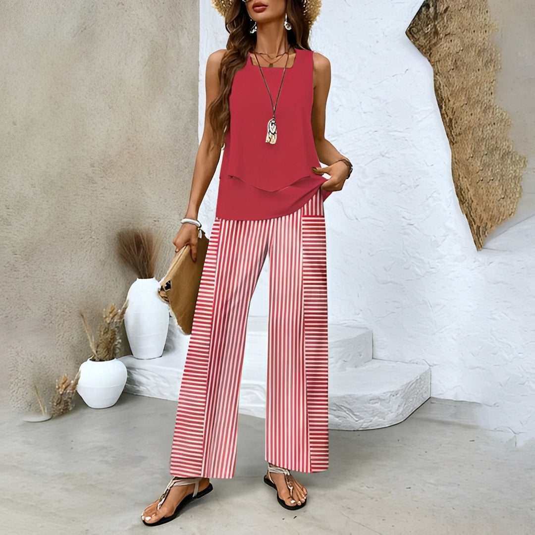 Elma - Elegant summer two-piece set for women