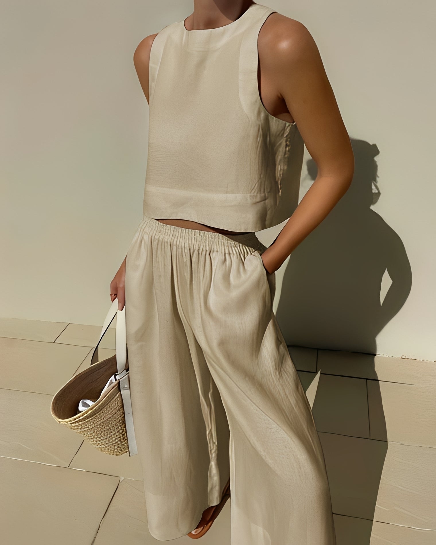 Sasha - Casual, Loose-Fitting Two-Piece Set for Women