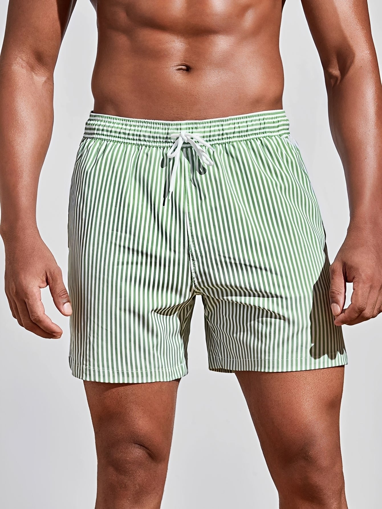 Reuben - Striped Rapid-Dry Swim Shorts