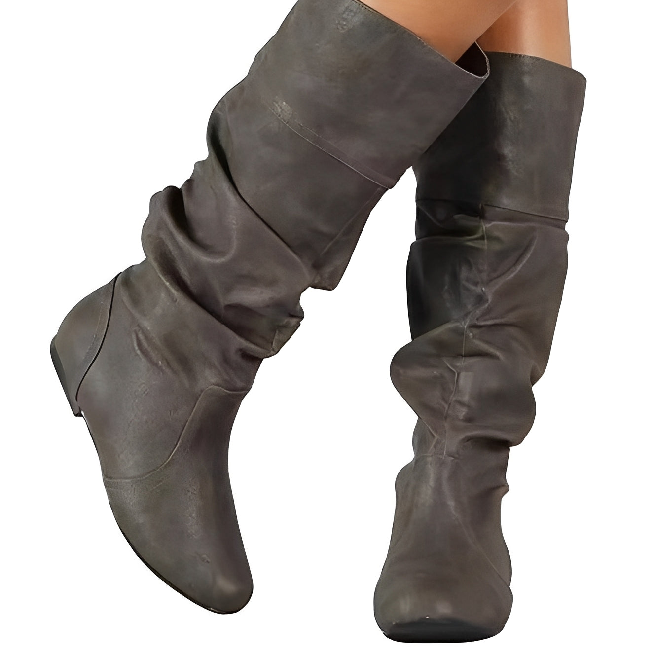 Lucia - Easy Slip-on Flat Boots