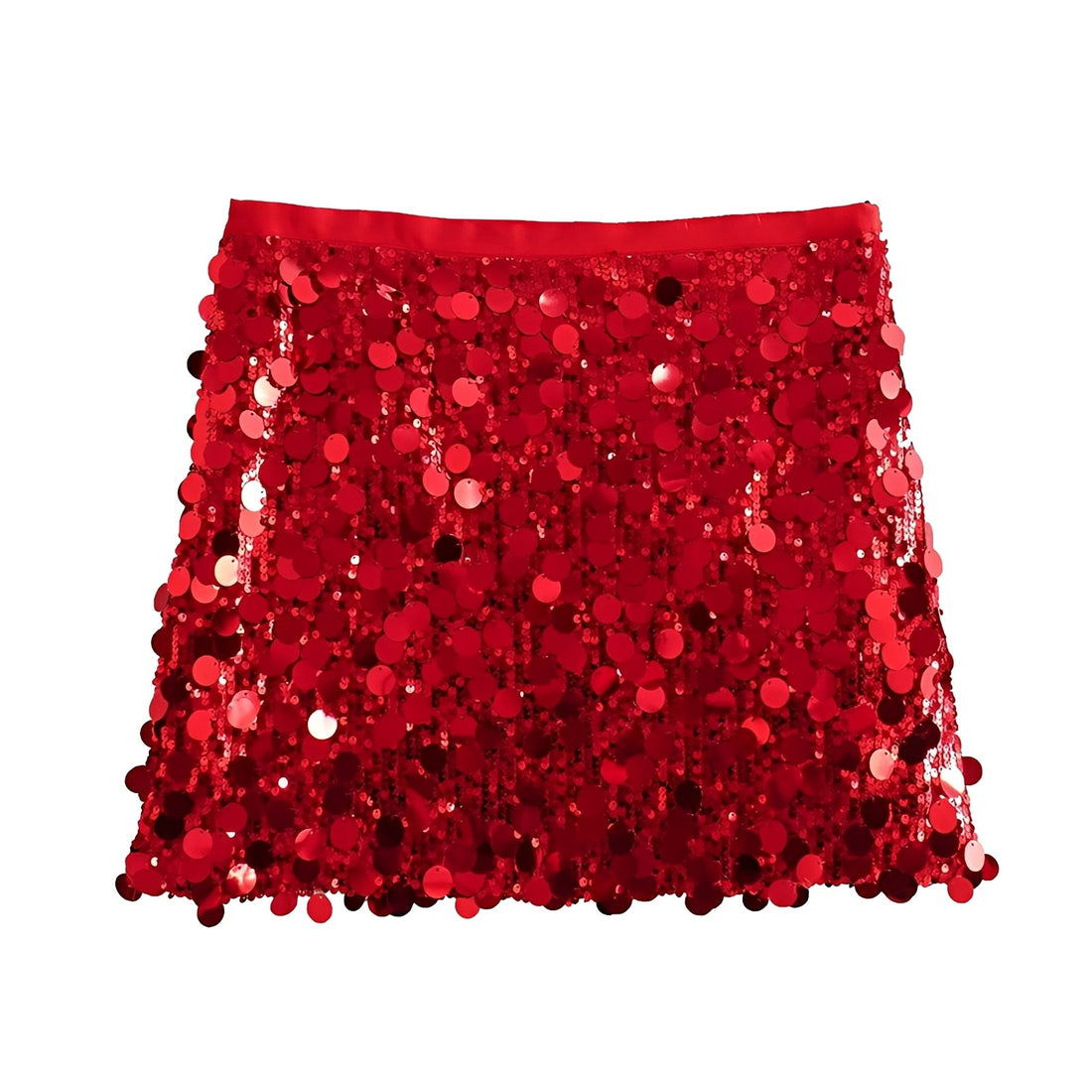 Abbey - Chic Gleaming Mini Skirt