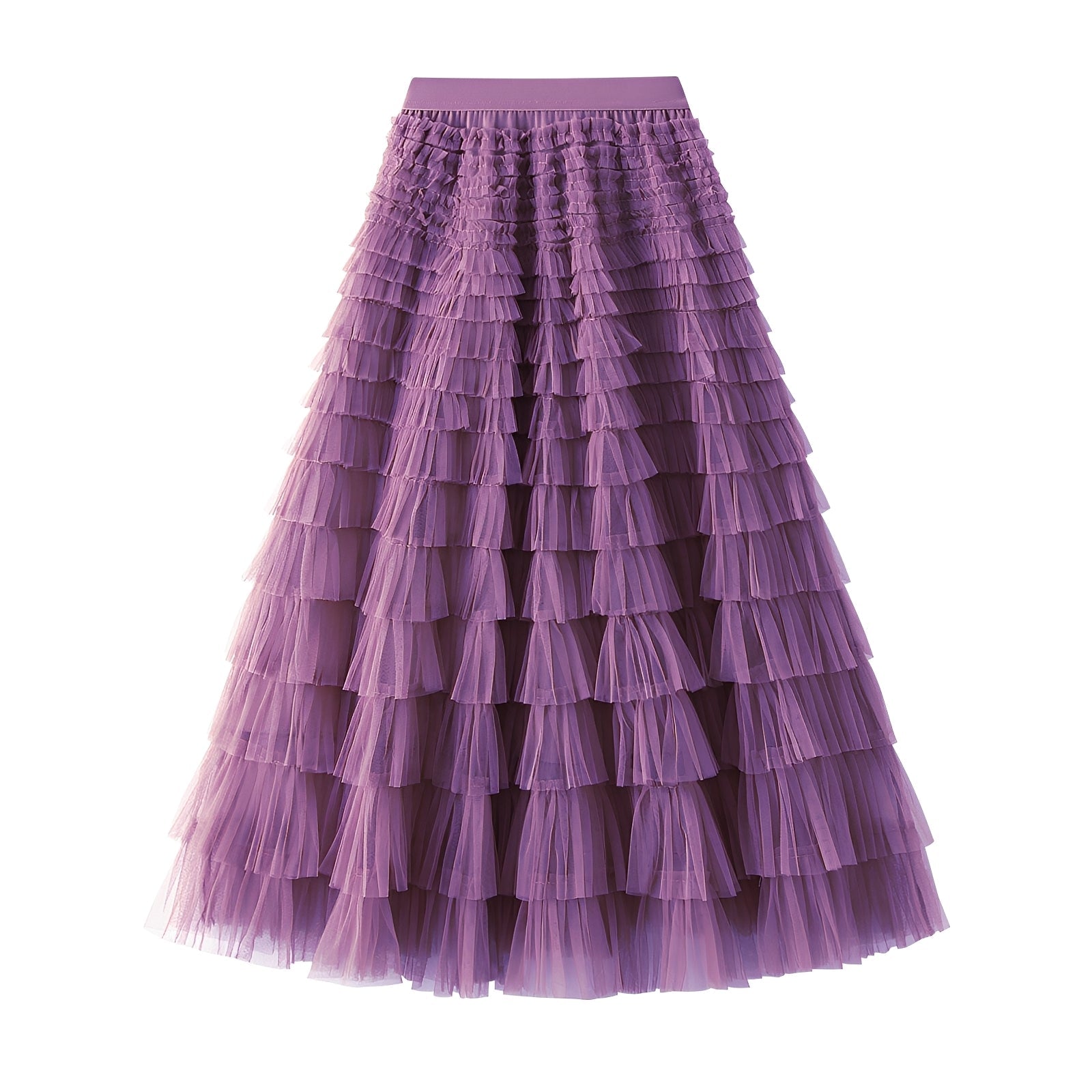 Nastia - Stylish A-line Ruffle Skirt