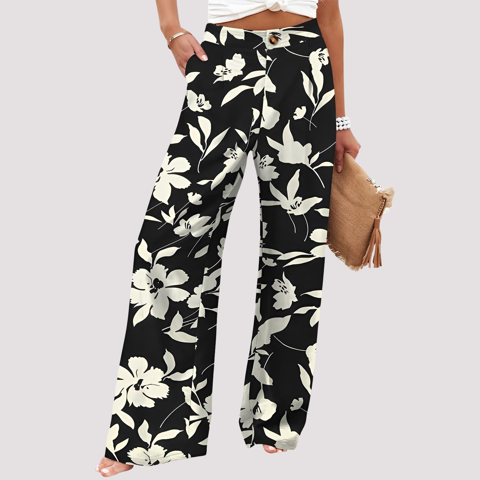 Helen - Women's casual wide-leg pants