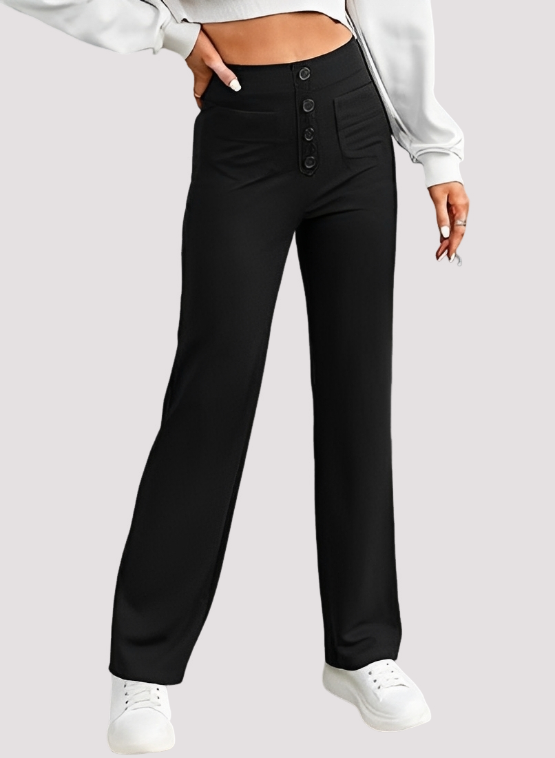 Tianna - Stylish High Waist Trousers