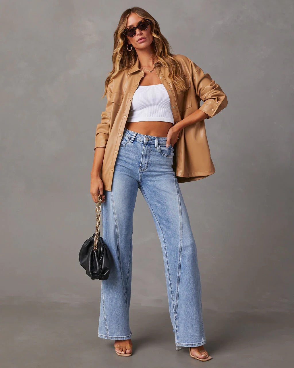Rhian - Trendy Wide-Leg Jeans