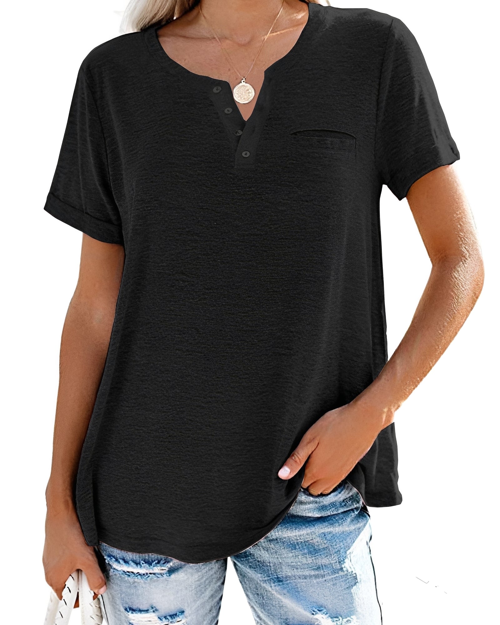 Alyssa - Women's casual, loose-fitting T-shirt