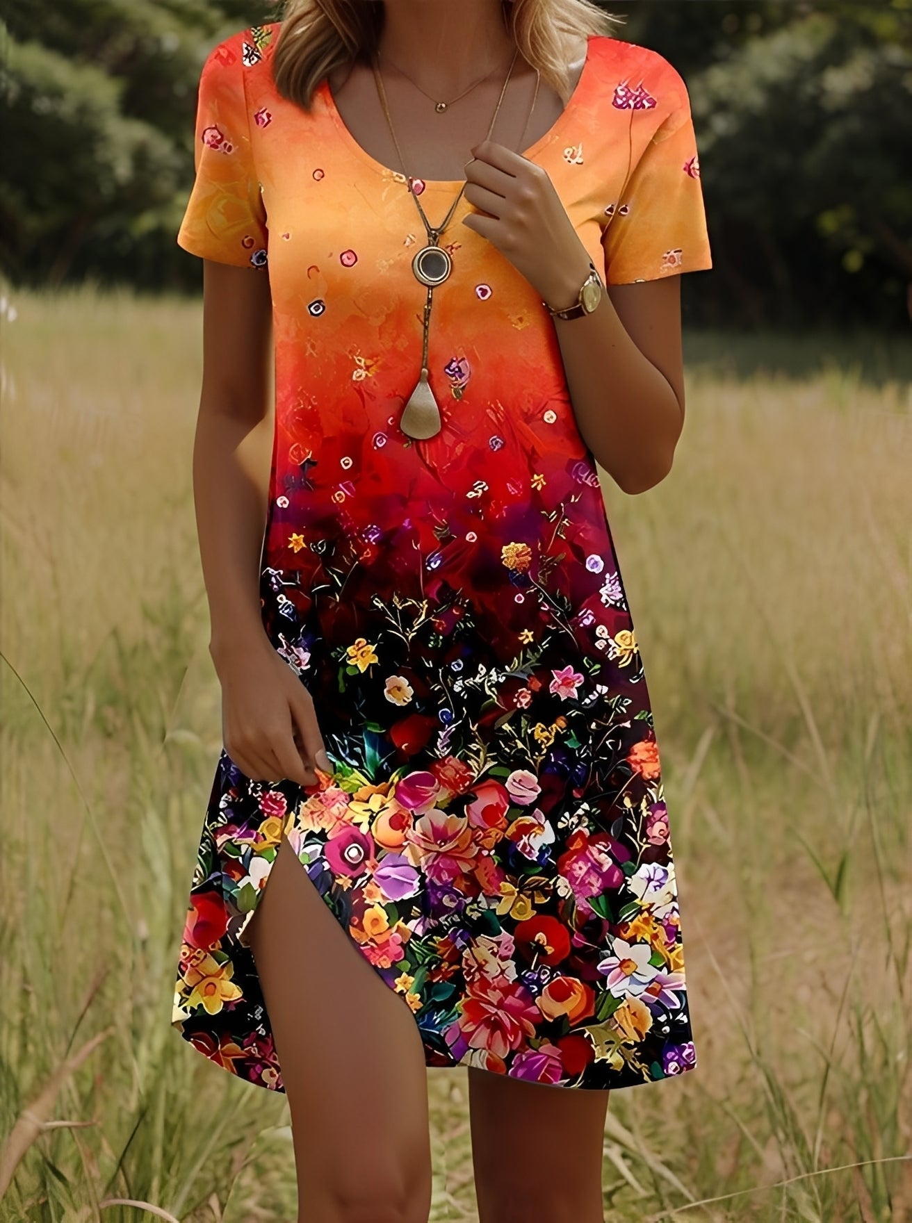 Lyssa - Stylish Printed Dress for Women