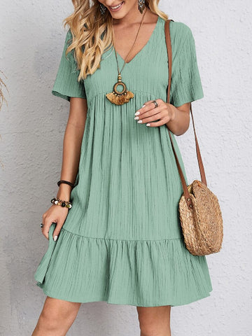 Rosie - Classic V-neck Dress