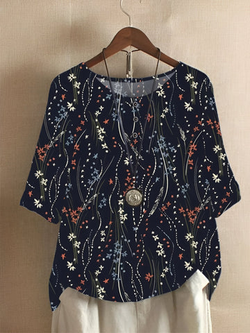 Hennie - Women's printed, loose-fit shirt
