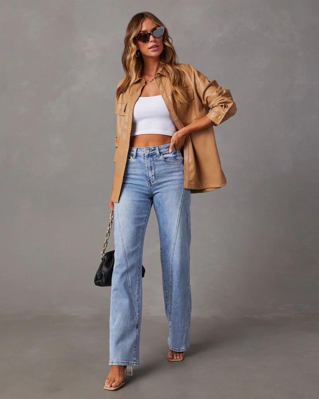 Rhian - Trendy Wide-Leg Jeans