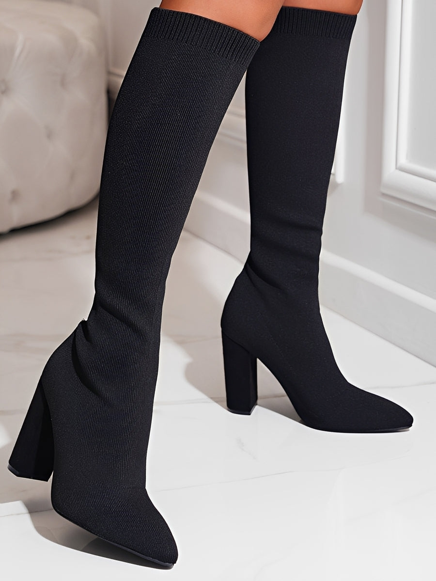 Karina - Fashionable High-Heeled Boots