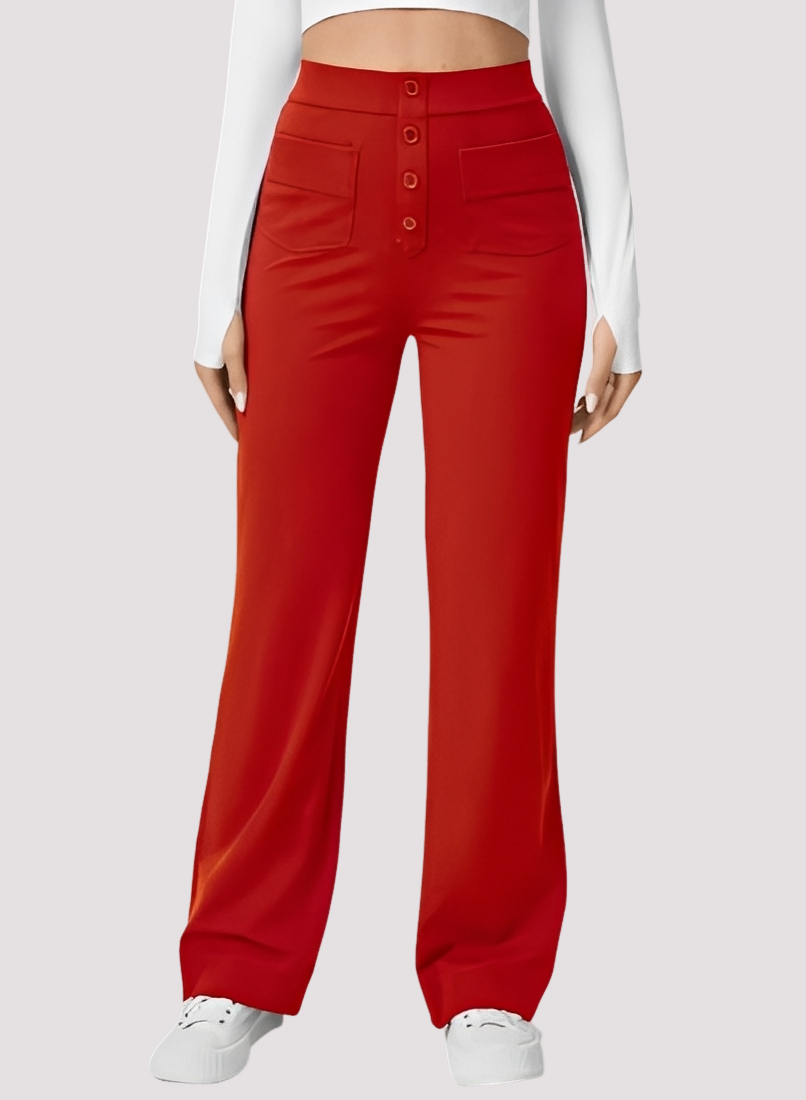 Tianna - Stylish High Waist Trousers