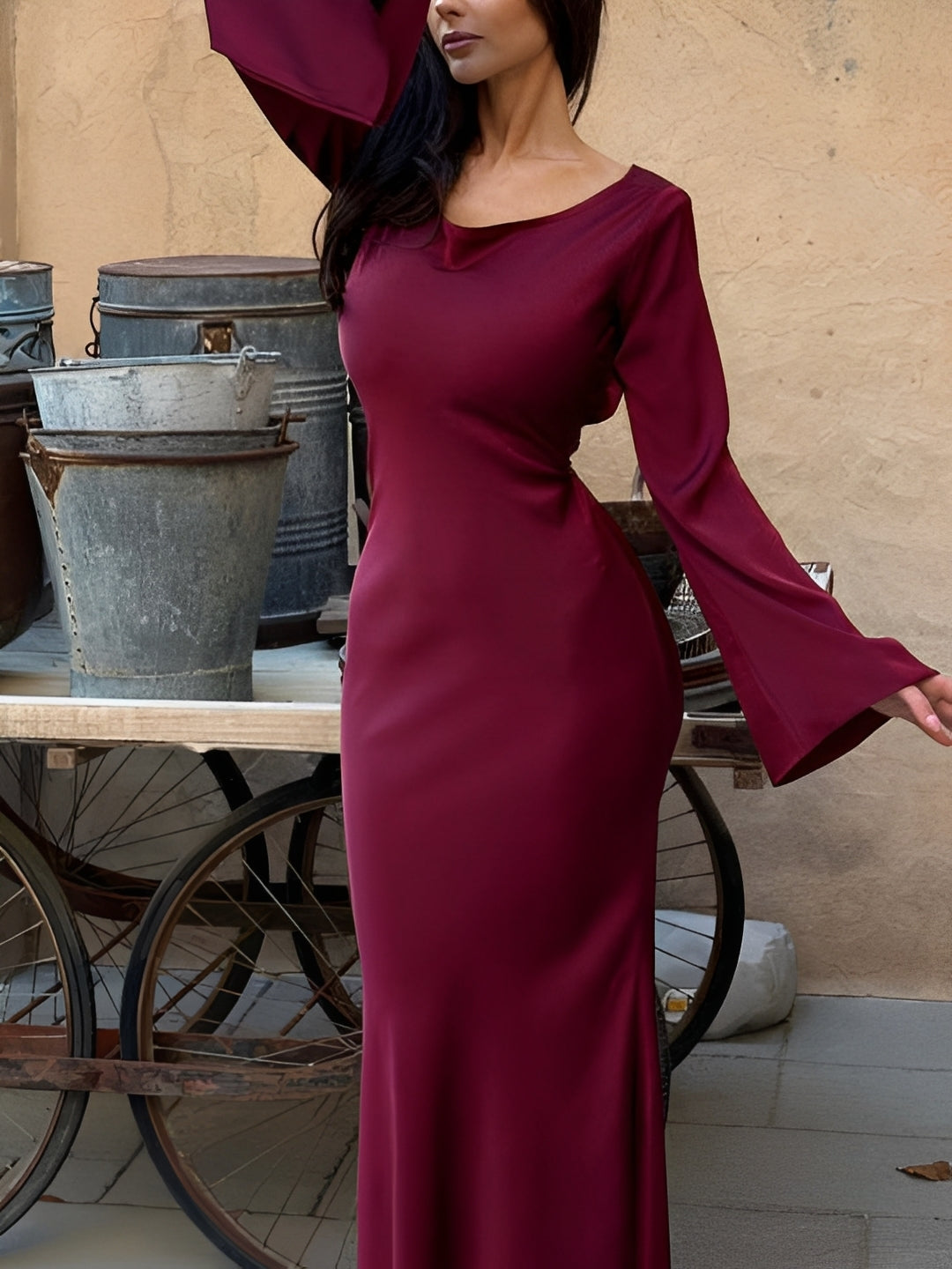 Josie - Relaxed Long-sleeved Dress