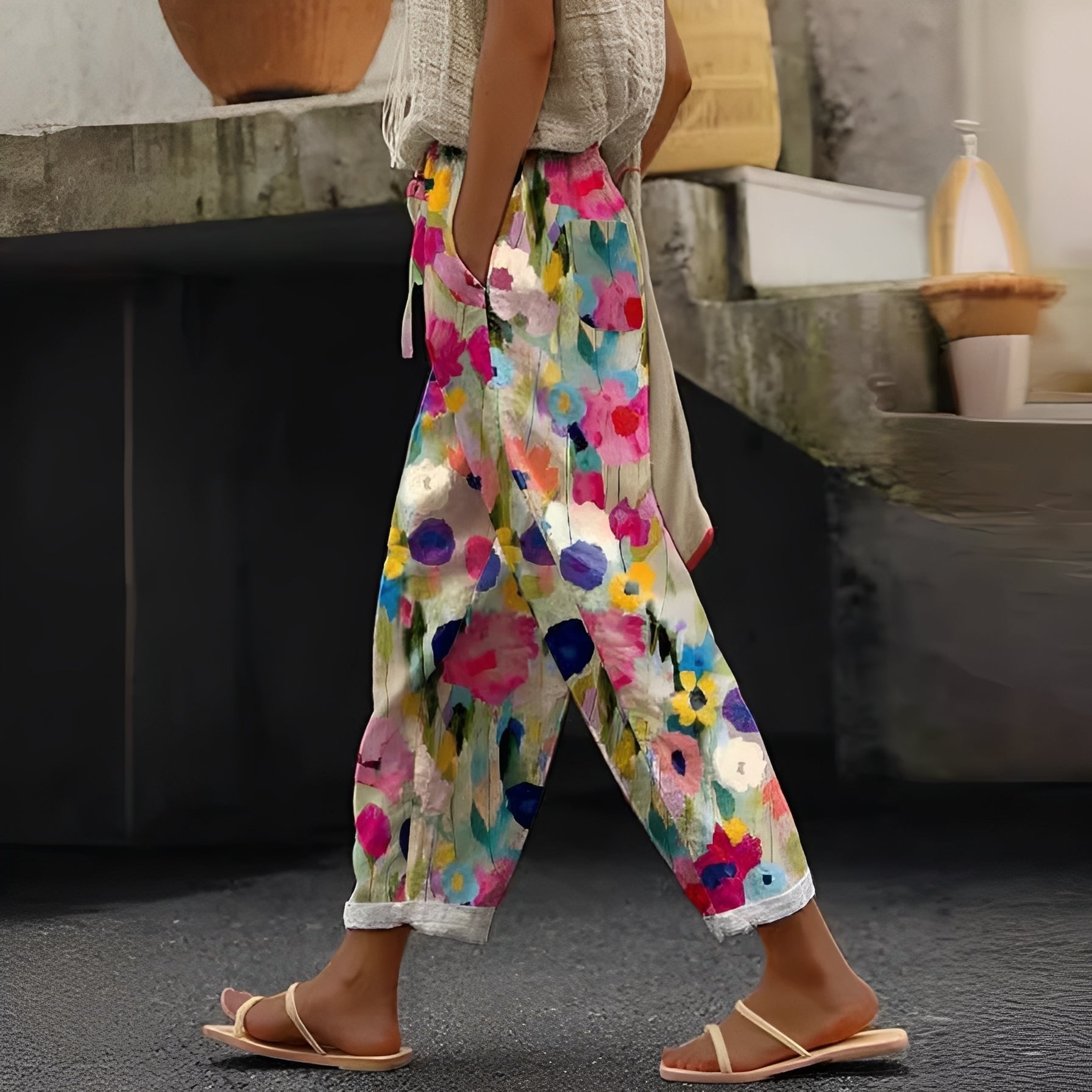 Tansy - An elegant summer pants for women
