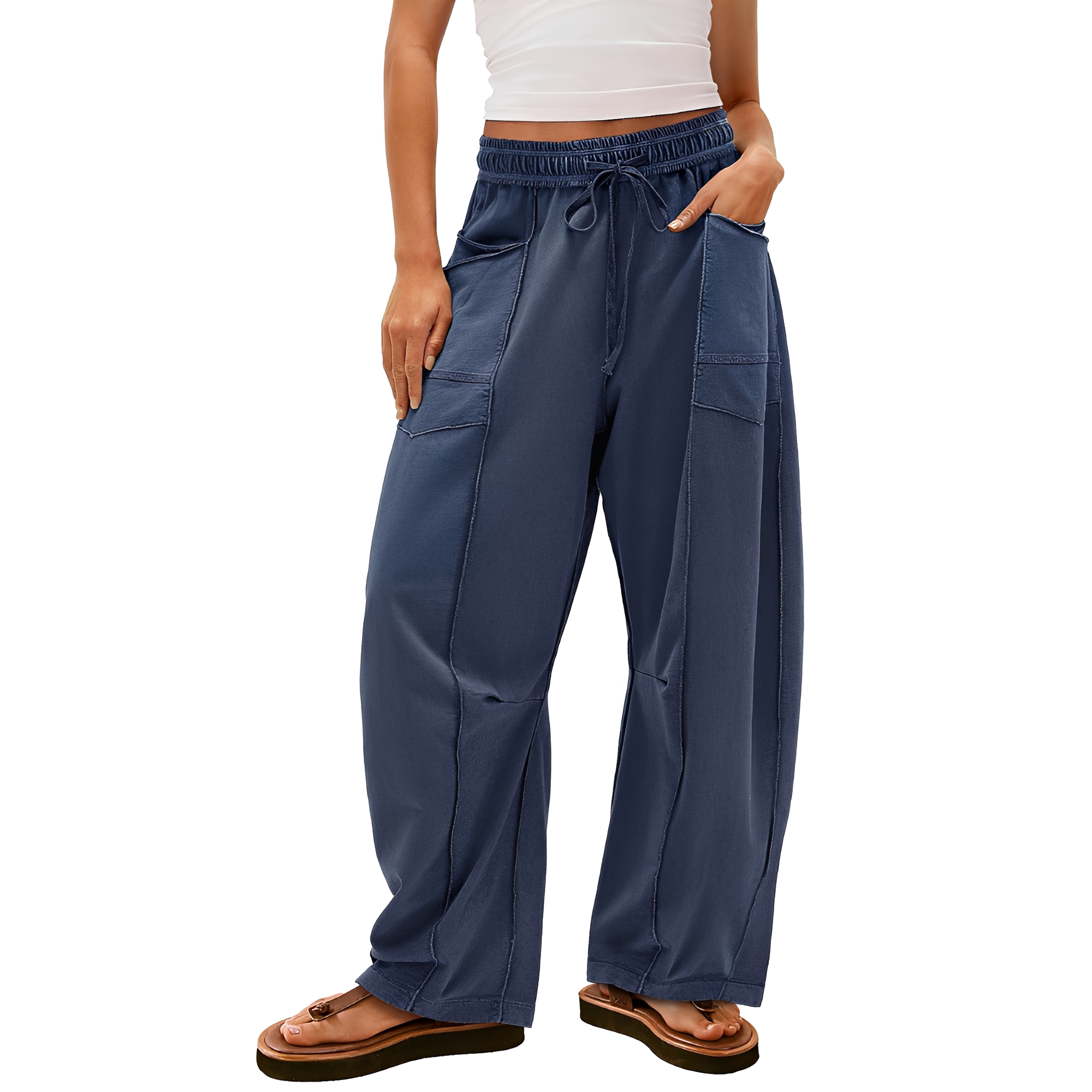 Marianne - Fashionable Wide Legged Trousers