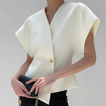 Ariella - Trendy V-neck blouse