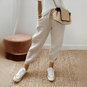Whitney - Casual Stretch Waist Pants