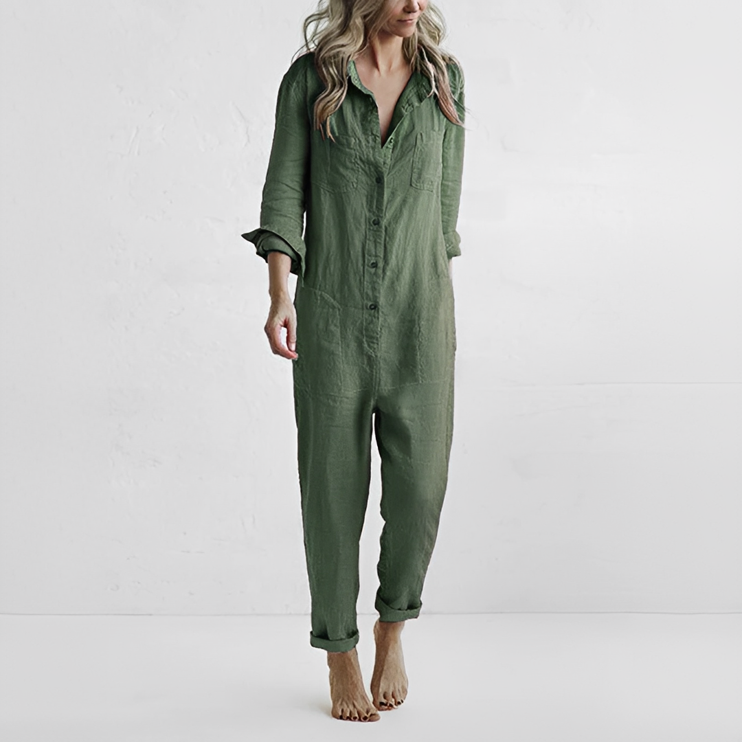 Novaria - Summer Long Sleeve Jumpsuit for Women