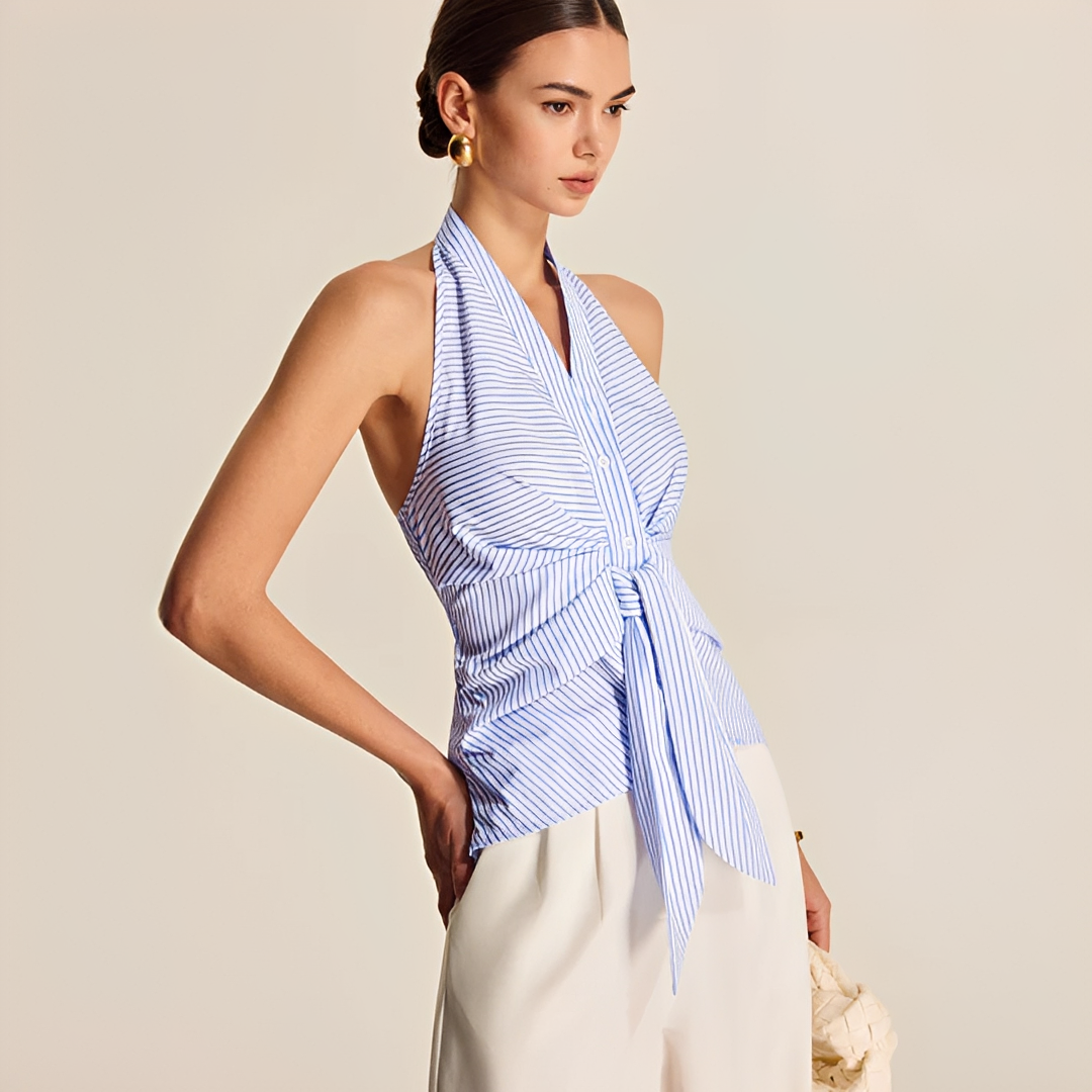 Kerren - Stylish Striped Tops