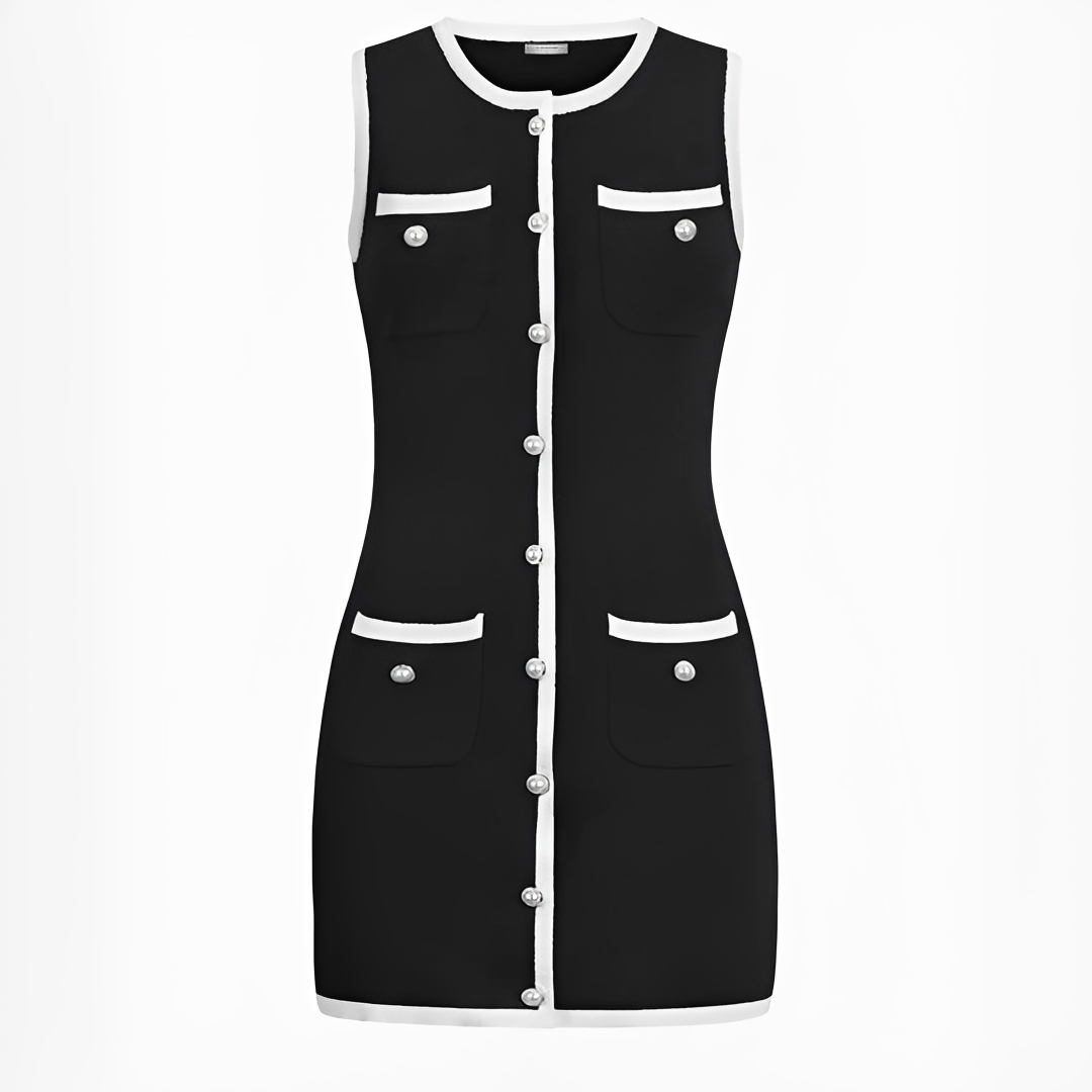 Delilah - Stylish sleeveless mini dress