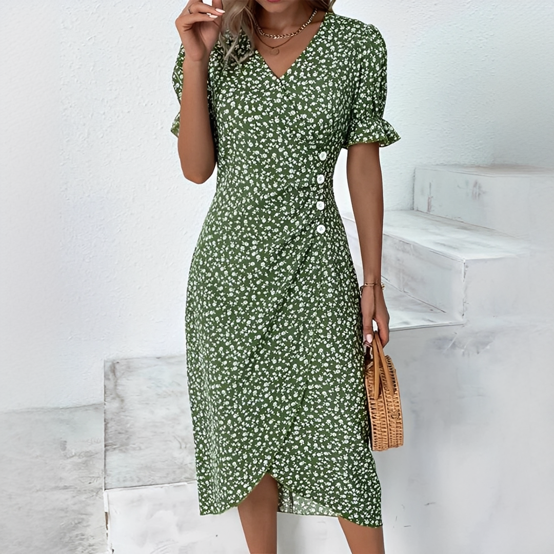 Addyson - Trendy Flowing Mini Dress