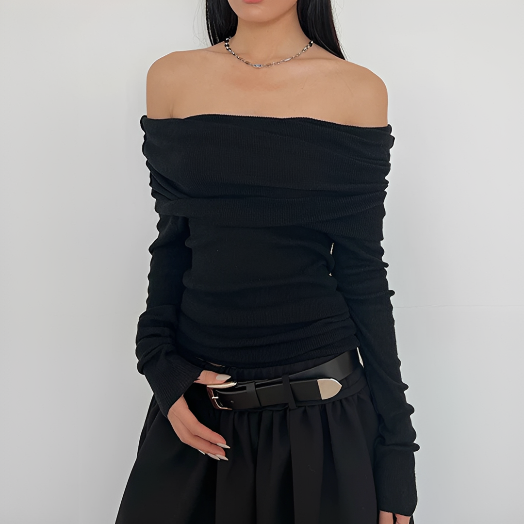 Frida - Stylish Off-Shoulder Top