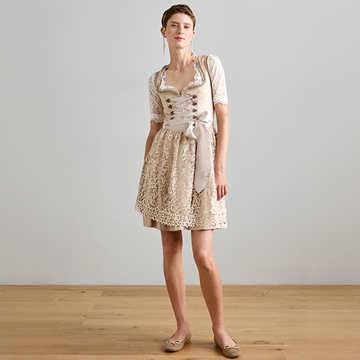 Eunes - Elegant women's lace-up dress