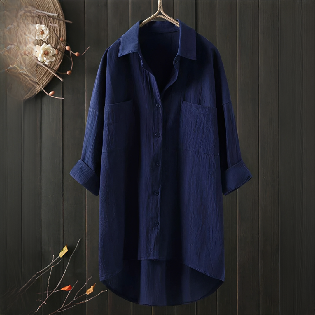 Ziva - Loose Fitting Casual Shirt