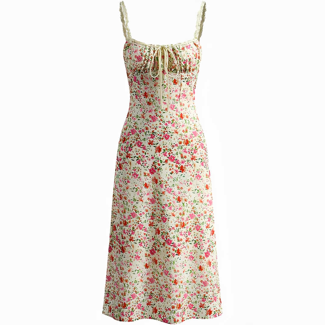 Bianca - Elegant flowy midi dress