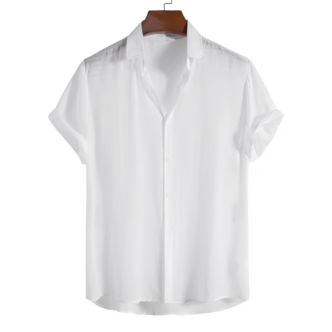 Spencer - Relaxed Button-Up Polo Shirt