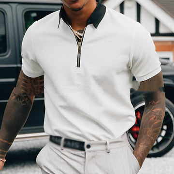 Melton - Relaxed Polo Top