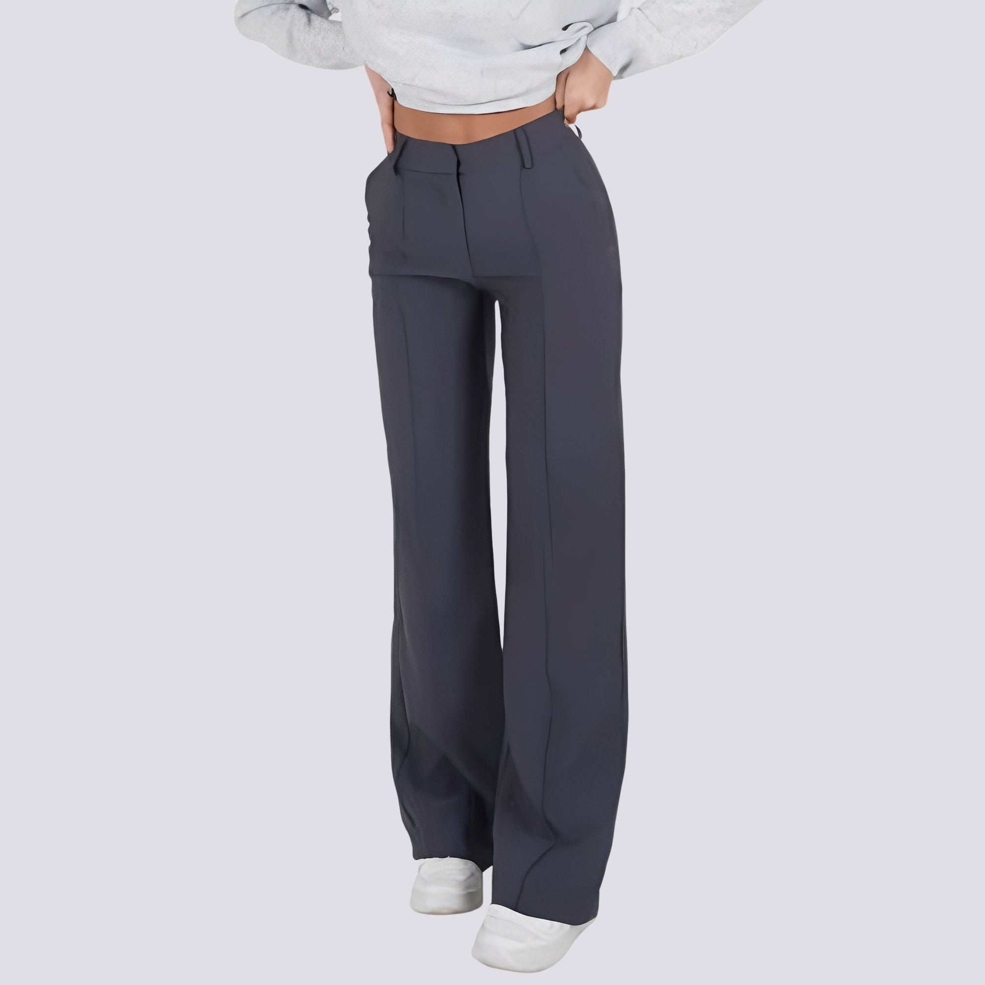 Herbie - Casual High Waist Trousers
