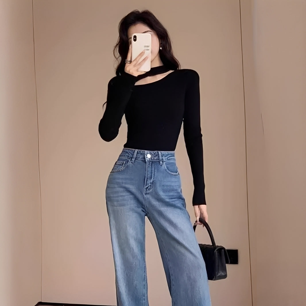 Kiarra - Stylish asymmetric top