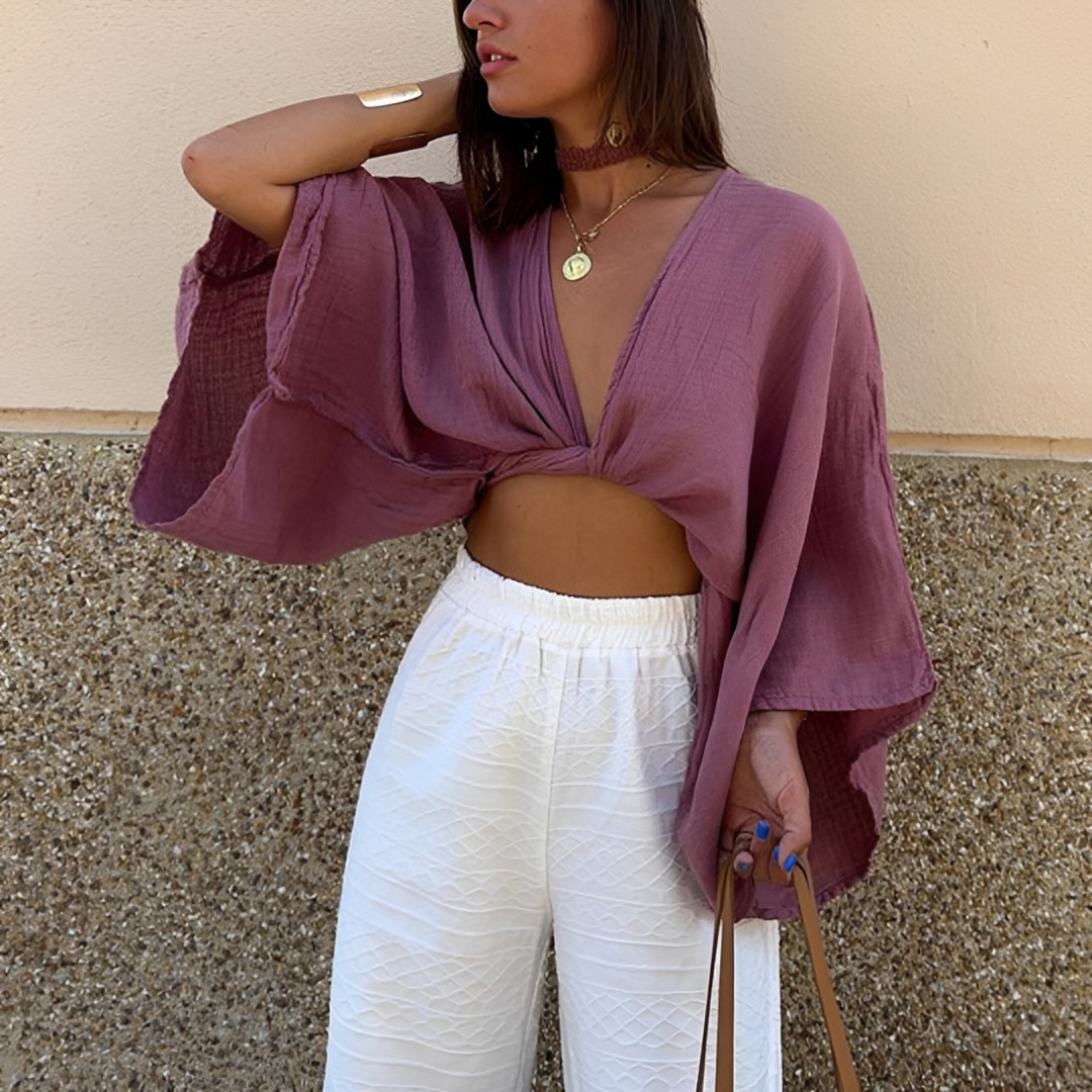 Arabella - Stylish Top with Front Tie