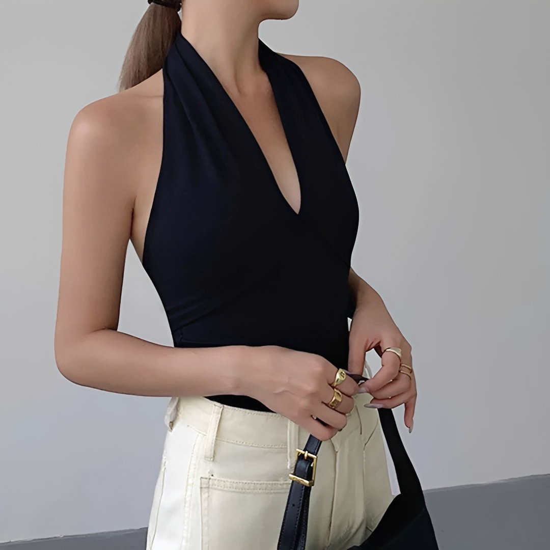 Reese - Trendy Halter Backless Tank Top