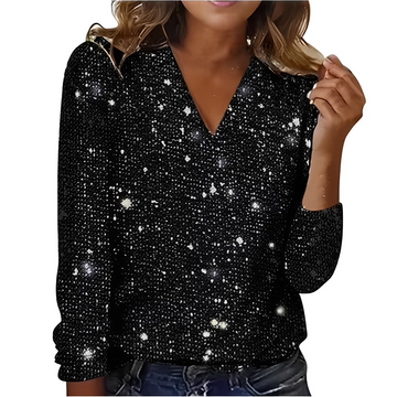 Casandra - Elegant Sequin Top for Women