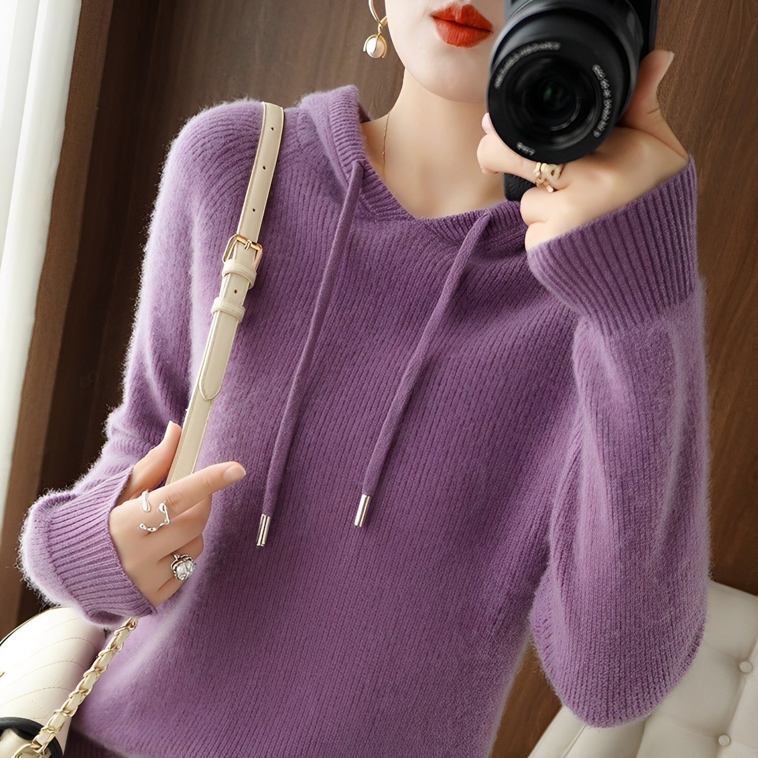 Bonnie - Elegant sweatshirt for women