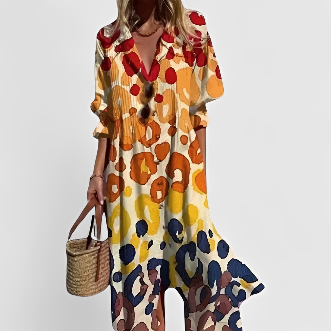 Millie - Stylish floral midi dress