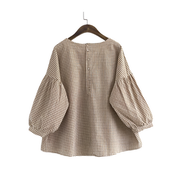 Louisa - Trendy asymmetrical blouse for women