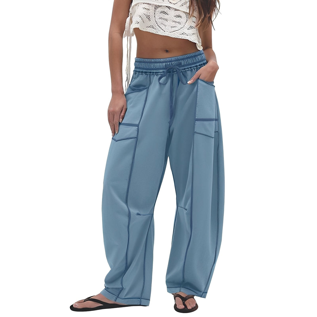 Marianne - Fashionable Wide Legged Trousers