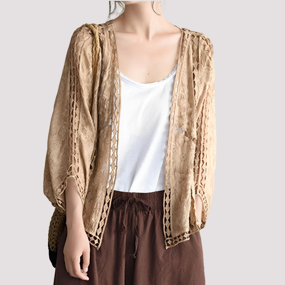 Connie - Sleek cardigans with cutouts for women