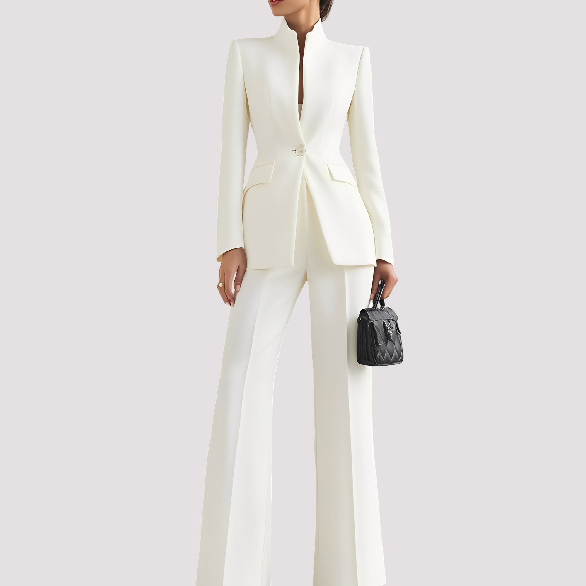 Jean - Elegant Suit Set with Single Button