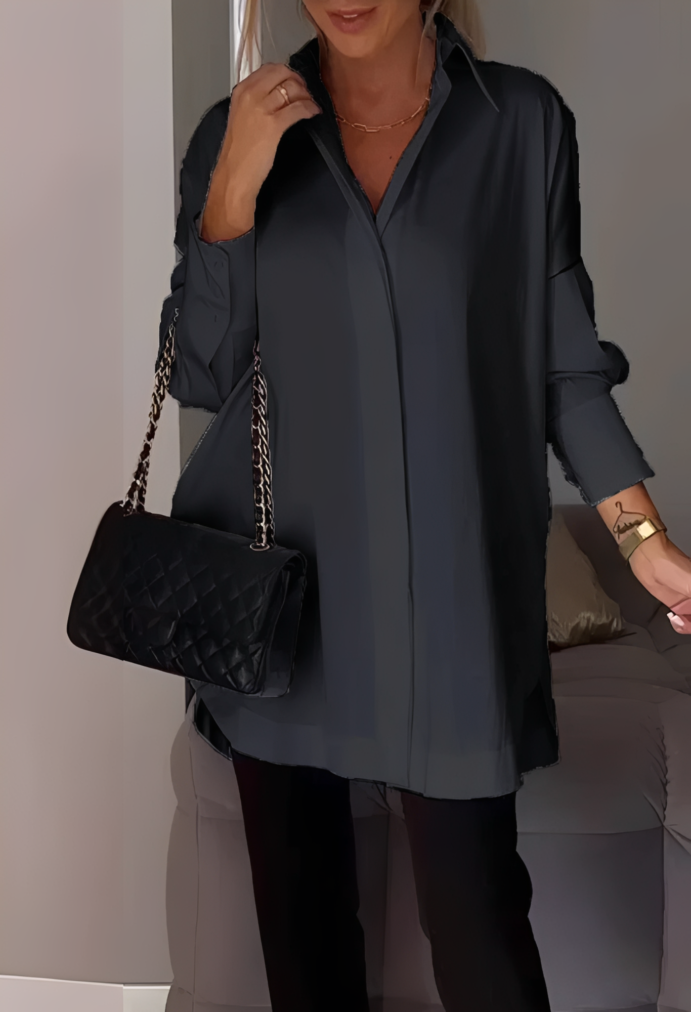 Lauren - Trendy Long-sleeved Shirt