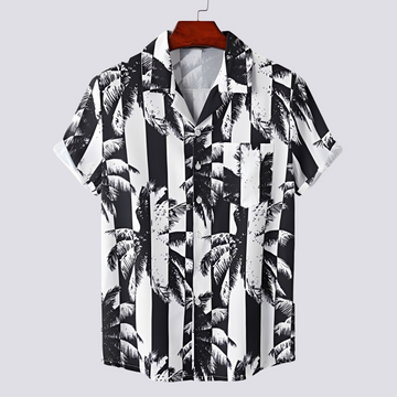 Ronan - Men's stylish polo shirt with Hawaiian design